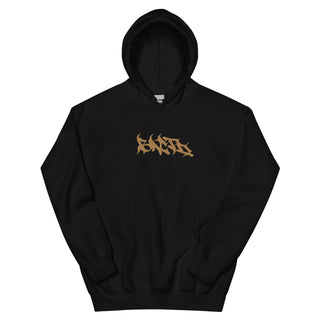Hoodie | Gold Calligraphy Emblem