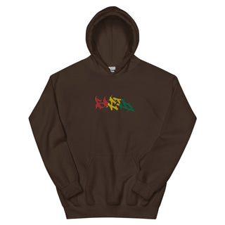 Calligraphy Hoodie | Rasta Emblem