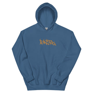 Hoodie | Gold Calligraphy Emblem