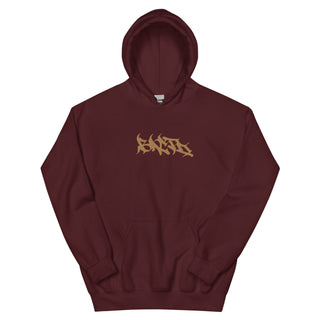 Hoodie | Gold Calligraphy Emblem