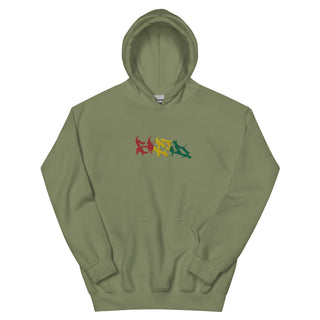 Calligraphy Hoodie | Rasta Emblem