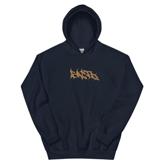 Hoodie | Gold Calligraphy Emblem