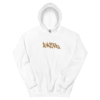Hoodie | Gold Calligraphy Emblem